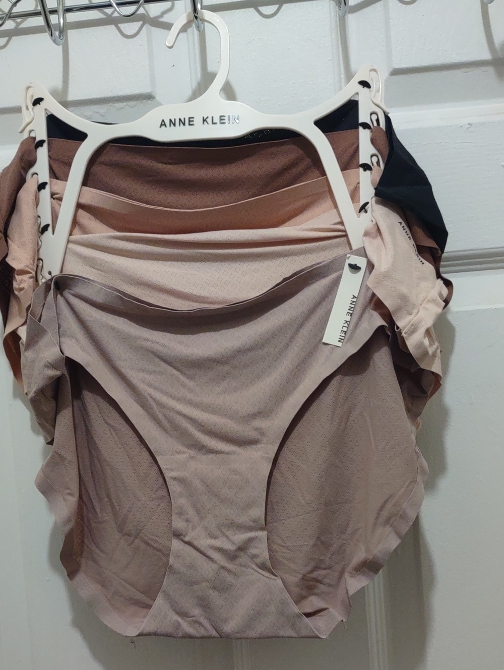 Anne Klein Women's Seamless Briefs - Blush, Nude & Black Multi-Pack Size XL New